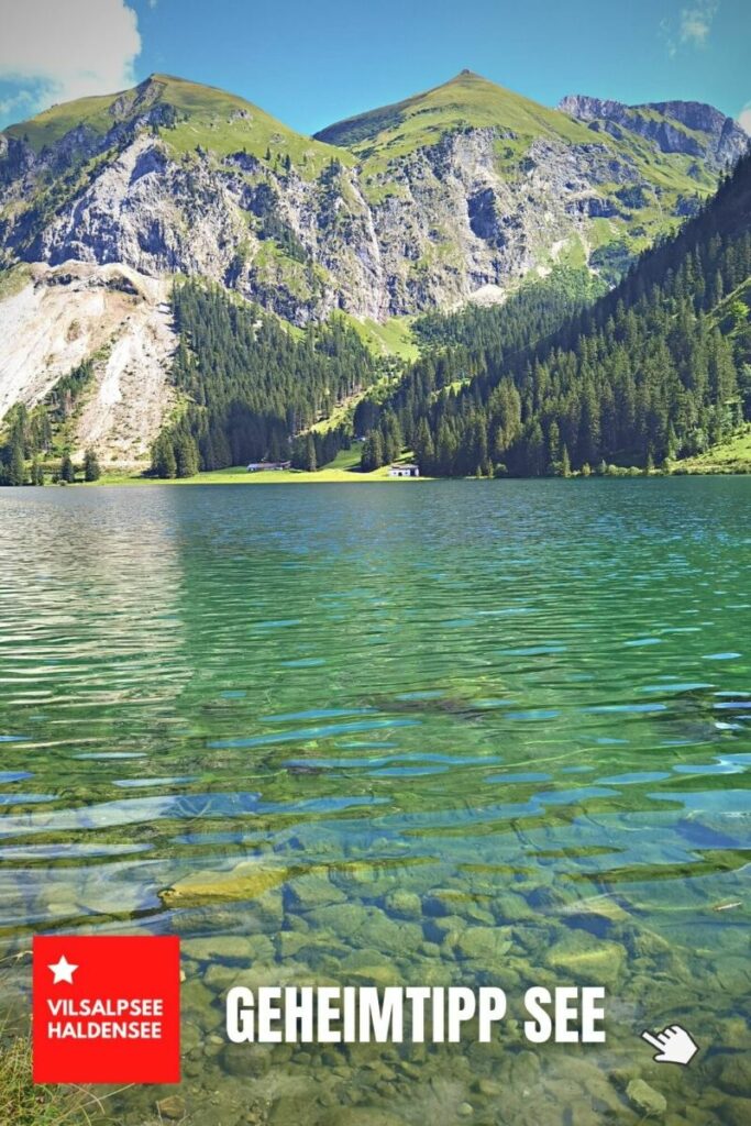 Im Vilsalpsee baden - glasklares Wasser garantiert!