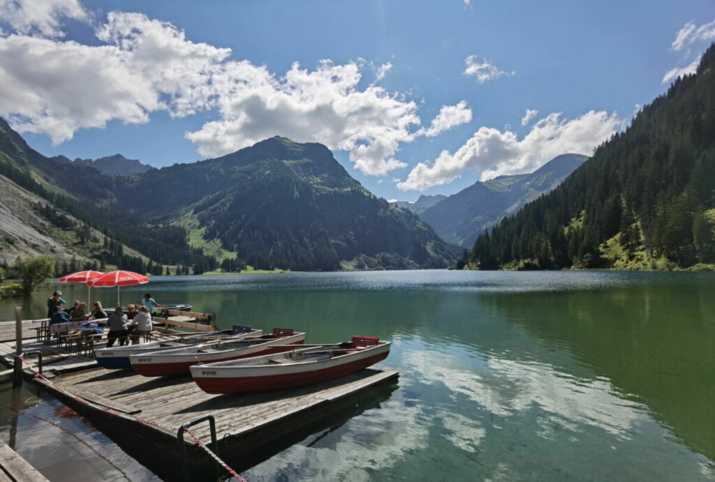 Der Vilsalpsee Bootsverleih