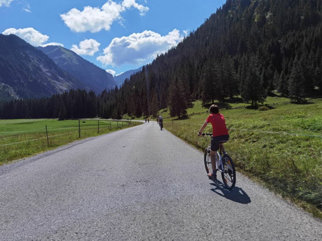 Zum Vilsalpsee radfahren